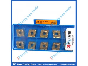 Place of Origin: Japan 
Brand Name: Kyocera 
Model Number: All model 
Material: Hard Alloy 
Usage: Thread Turning Tool 
Hardness: 60-350 
Coating: PVD/CVD 
Model: CNMG120408HS CA5525
Grade: CA5525
Price: More competitive 
Delivery: Within 3-5 da