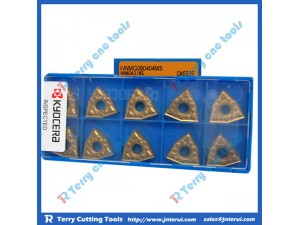 Place of Origin: Japan 
Brand Name: Kyocera 
Model Number: All model 
Material: Hard Alloy 
Usage: Thread Turning Tool 
Hardness: 60-350 
Coating: PVD/CVD 
Model: WNMG080404MS CA6525 
Grade: CA6525 
Price: More competitive 
Delivery: Within 3-5 