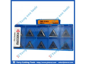 Place of Origin: Japan 
Brand Name: Kyocera 
Model Number: All 
Material: Hard Alloy 
Usage: Internal Turning Tool 
Hardness: 60-350 
Coating: PVD/CVD 
Model: TNMG160404 CA4505 
Grade: CA4505 
Delivery: Within 3-5 days 
Package: Original plastic