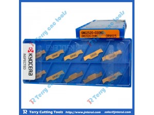 Place of Origin: Japan 
Brand Name: Kyocera 
Model Number: All model 
Material: Hard Alloy 
Usage: Thread Turning Tool 
Hardness: 60-350 
Coating: PVD/CVD 
Model: GMG2520-030MG CR9025 
Grade: CR9025 
Price: More competitive 
Delivery: Within 3-5