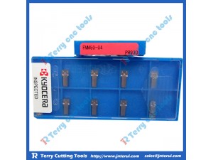 Place of Origin: Japan 
Brand Name: Kyocera 
Model Number: All model 
Material: Hard Alloy 
Usage: Thread Turning Tool 
Hardness: 60-350 
Coating: PVD/CVD 
Model: FMM50-04 PR930 
Grade: PR930 
Price: More competitive 
Delivery: Within 3-5 days 