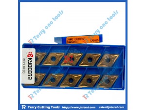 Place of Origin: Japan 
Brand Name: Kyocera 
Model Number: All 
Material: Hard Alloy 
Usage: Internal Turning Tool 
Hardness: 60-350 
Coating: PVD/CVD 
Model: DNMG150408GT CA5525 
Grade: CA5525 
Delivery: Within 3-5 days 
Package: Original plast