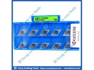 Place of Origin: Japan 
Brand Name: Kyocera 
Model Number: All 
Material: Hard Alloy 
Usage: Internal Turning Tool 
Hardness: 60-350 
Coating: PVD/CVD 
Model: DCMT11T302HQ TN60 
Grade: TN60 
Delivery: Within 3-5 days 
Package: Original plastic c