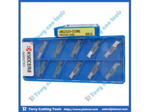 Place of Origin: Japan 
Brand Name: Kyocera 
Model Number: All 
Material: Hard Alloy 
Usage: Internal Turning Tool 
Hardness: 60-350 
Coating: PVD/CVD 
Model: GMG2520-030MG KW10 
Grade: KW10 
Delivery: Within 3-5 days 
Package: Original carton